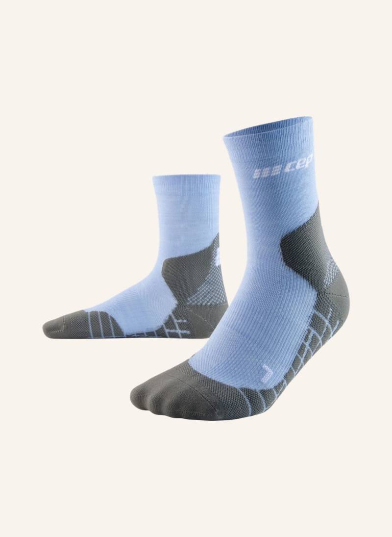 Cep Trekking-Socken Light Merino Mid Cut  Mit Kompression blau von CEP