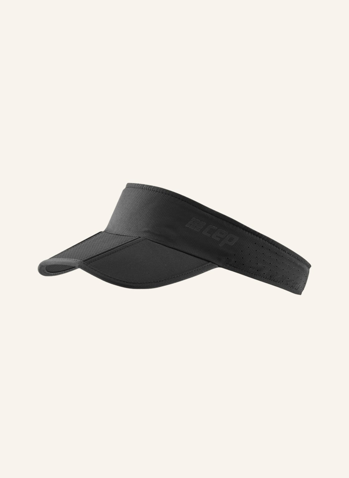 Cep Visor-Cap The Run schwarz von CEP