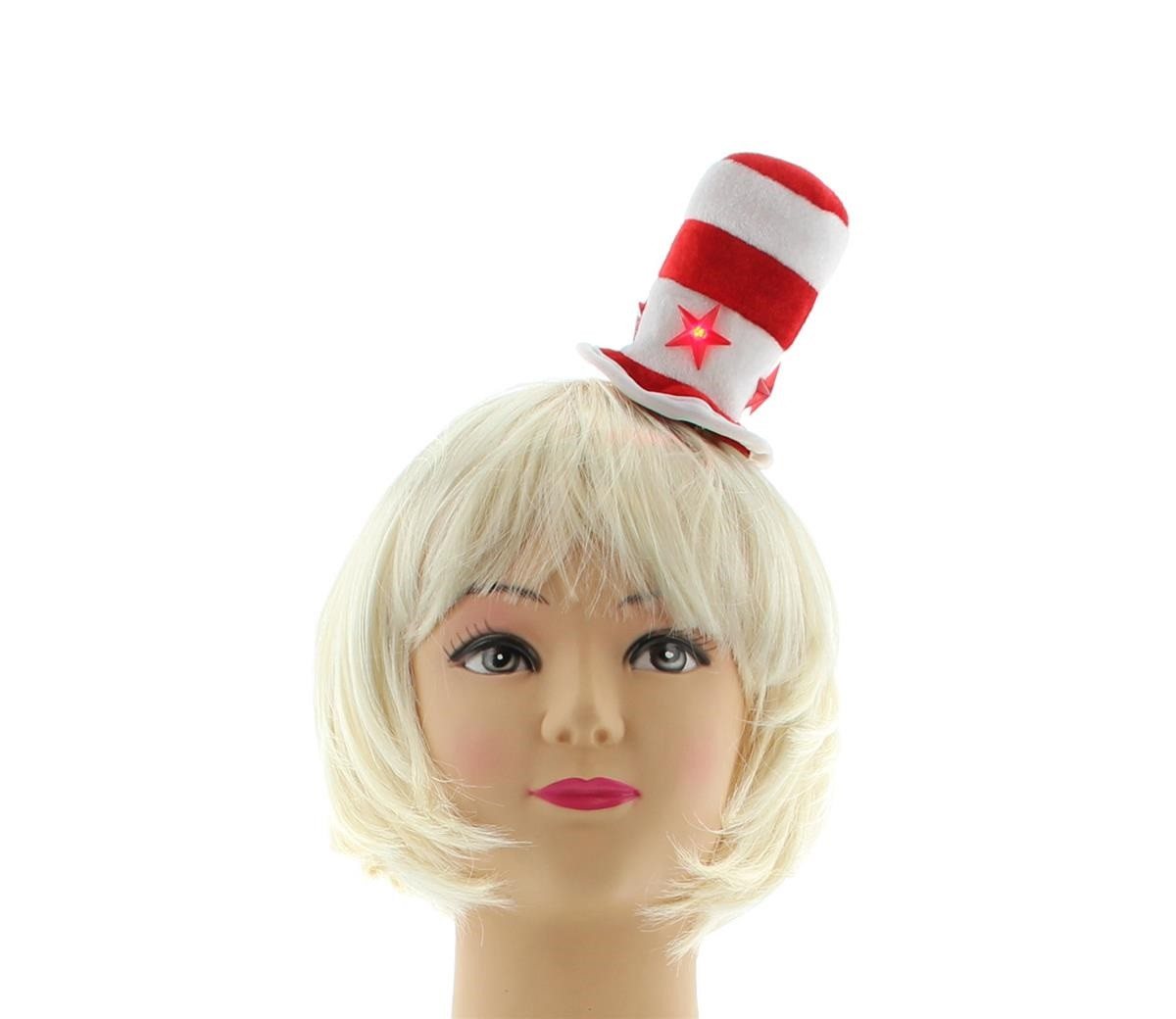 CEPEWA Haarklammer Mini Weihnachtsmütze Zylinder Clip LED, 1-tlg. von CEPEWA