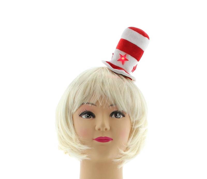 CEPEWA Haarklammer Mini Weihnachtsmütze Zylinder Clip LED, 1-tlg. von CEPEWA