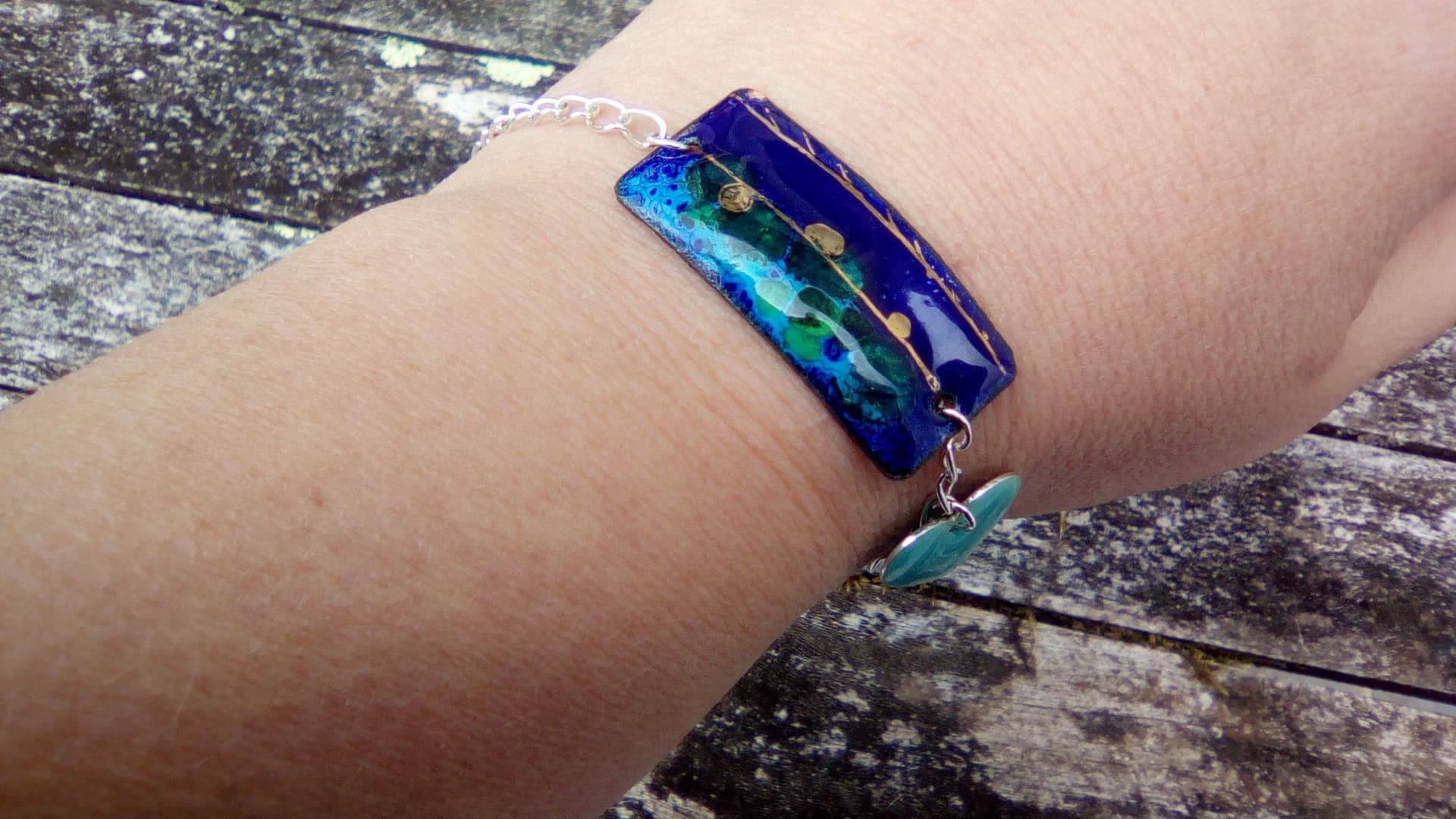 Emaillierteplatte Armband Und Charms Emaillierteplatte Armband Und Charms von CERAMICANDCO