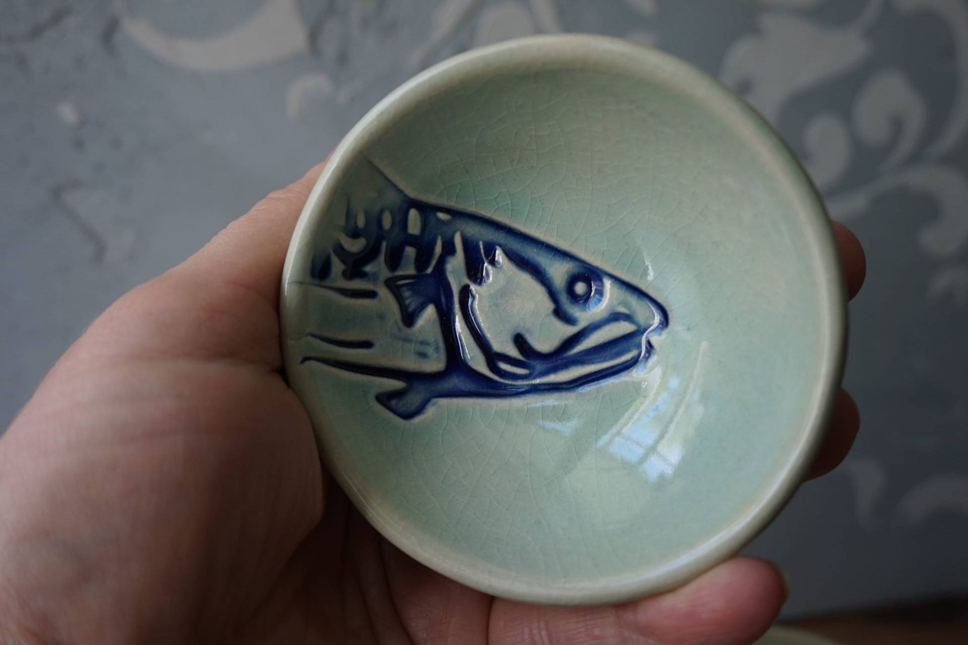 Keramik Ringschale Fisch Kobaltblaues Dekor Keramik Ringschale Fisch Kobaltblaues Dekor von CERAMICSbyVITA