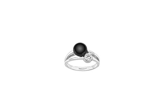 Ceranity Damen-Ring Sterling-Silber 925 Zirkonia T 12/60-1 0092-N von CERANITY