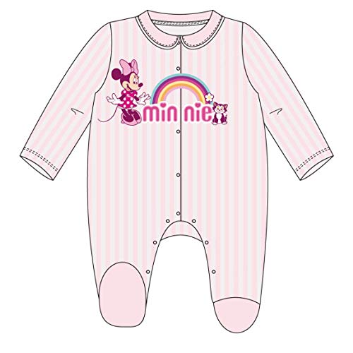 Artesania Baby-Mädchen Pelele Minnie Strampler, Pink (Rosa C07), One Size (Herstellergröße: 06M) von CERDÁ LIFE'S LITTLE MOMENTS