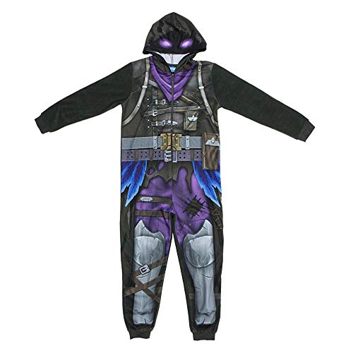 Artesania Cerda Jungen Pijama Dormilón Polar Fleece Fortnite Einteiliger Schlafanzug, Schwarz (Negro C02), 10 Jahre (Herstellergröße: 10A) von CERDÁ LIFE'S LITTLE MOMENTS