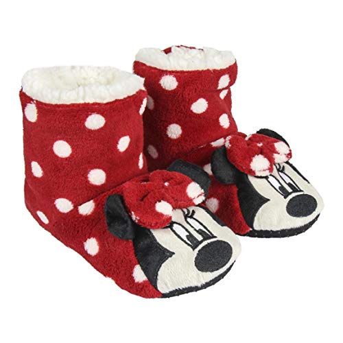 Artesania Cerda Mädchen Zapatillas Minnie Botas de estar por casa, Rot Rojo C06, 30/33 EU von CERDÁ LIFE'S LITTLE MOMENTS