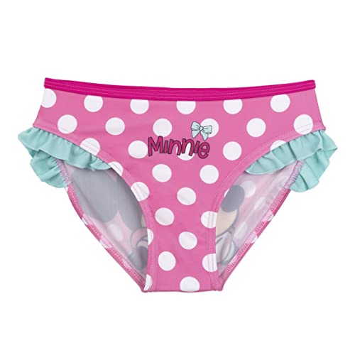 CERDÁ LIFE'S LITTLE MOMENTS Mädchen Badehose Kind Minnie Motiven Bedruckt | Aus 85% Polyester und 15% Elastan Hergestellt-Offizielle Lizenz von Disney, Rosa, 4 Jahre von CERDÁ LIFE'S LITTLE MOMENTS