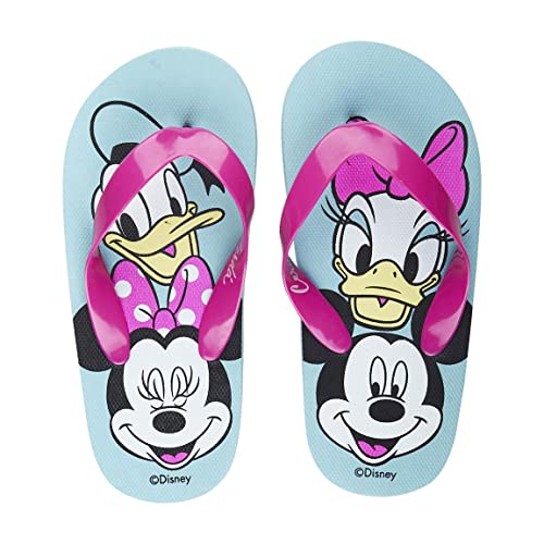 CERDÁ LIFE'S LITTLE MOMENTS Badeschuhe für Kinder Flip-Flops von Minnie Mouse und Daisy, Türkis und Rosa, 28 EU von CERDÁ LIFE'S LITTLE MOMENTS