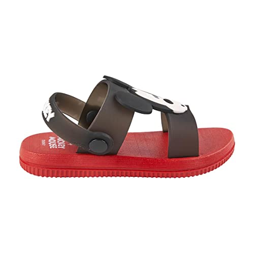 CERDÁ LIFE'S LITTLE MOMENTS Kinder Mickey-Mouse-Sandalen, Schwarz und Rot, 26 EU von CERDÁ LIFE'S LITTLE MOMENTS