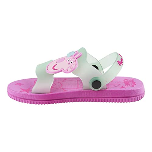 CERDÁ LIFE'S LITTLE MOMENTS Kinder Pig Peppa Wutz Sandalen, blau und rosa, 26 EU von CERDÁ LIFE'S LITTLE MOMENTS