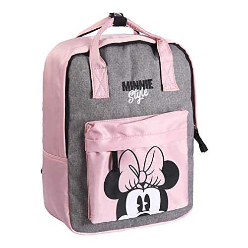 CERDÁ LIFE'S LITTLE MOMENTS, Mochila Cuadrada Tipo Casual de Minnie-Licencia Oficial Disney para Mujer, Rosa, L von CERDÁ LIFE'S LITTLE MOMENTS