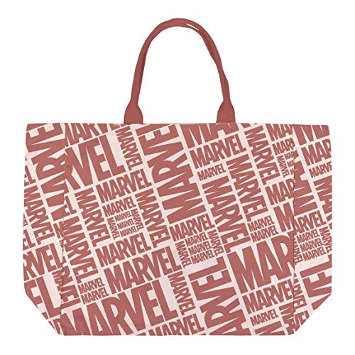 CERDÁ LIFE'S LITTLE MOMENTS 2100003318, Bolsos de Tela con Licencia Oficial Marvel para Mujer, Beige, 47 x 45 x 17 CM von CERDÁ LIFE'S LITTLE MOMENTS