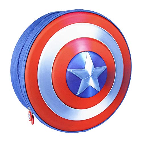 CERDÁ LIFE'S LITTLE MOMENTS 3D Avengers Captain America Kids Backpack, Offizielle Lizenz von Marvel Studios, Bunt von CERDÁ LIFE'S LITTLE MOMENTS