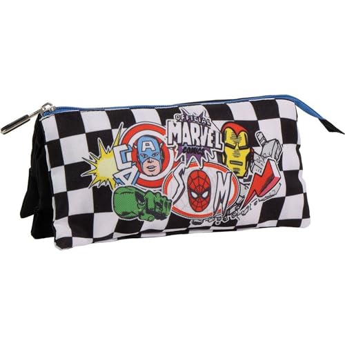 CERDÁ LIFE'S LITTLE MOMENTS Avengers Federmäppchen, groß, robust und multifunktional für Jungen und Mädchen, bunt, Kompaktes Federmäppchen, sicherer Verschluss, einfach zu tragen von CERDÁ LIFE'S LITTLE MOMENTS