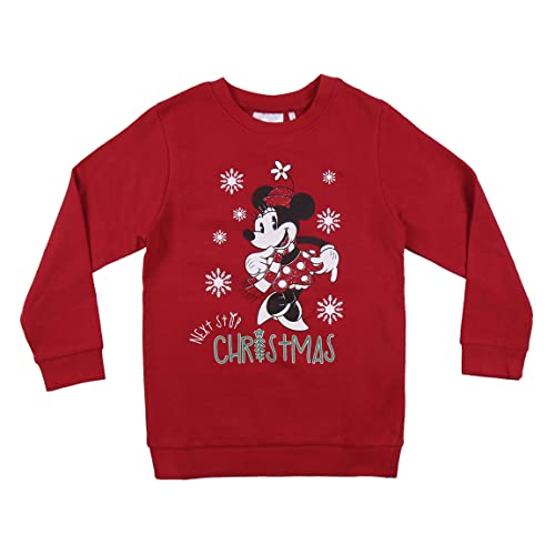 CERDÁ LIFE'S LITTLE MOMENTS Baby Boys Christmas Weihnachtspulli Minnie Mouse Weihnachtspullover Kinder Mädchen-Offizielle Disney Lizenz Cardigan Sweater, Rot, 8 Jahre von CERDÁ LIFE'S LITTLE MOMENTS