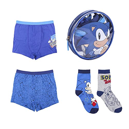 CERDÁ LIFE'S LITTLE MOMENTS Baby Boys Pack Boxer Y Calcetines Sonic para Niños-Licencia Oficial Sega Ankle, Multicolor, 12 Jahre von CERDÁ LIFE'S LITTLE MOMENTS