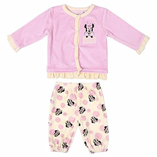 CERDÁ LIFE'S LITTLE MOMENTS Baby-Mädchen 2200006145_T12M-C70 Minnie Winter Girl Neugeborenes Set, Rosa, 12 Monate (5er Pack) von CERDÁ LIFE'S LITTLE MOMENTS