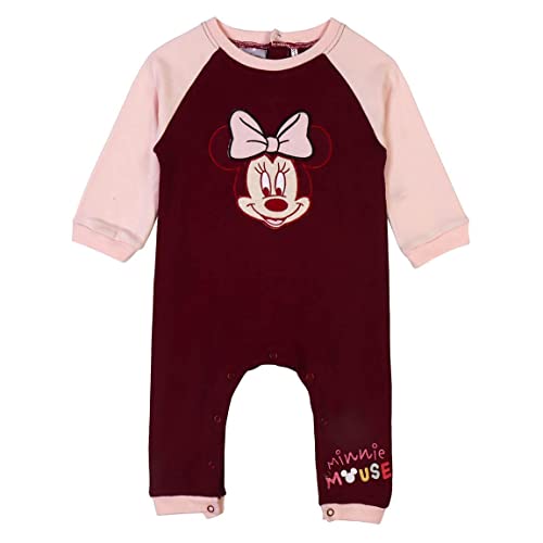 CERDÁ LIFE'S LITTLE MOMENTS Baby-Mädchen Vêtements Pour Bébés Coton 100% | Grenouillère d'Hiver à Manches Longues de Minnie Mouse-Licence Officielle Disney Onesie, Multicolore, 2 ans von CERDÁ LIFE'S LITTLE MOMENTS