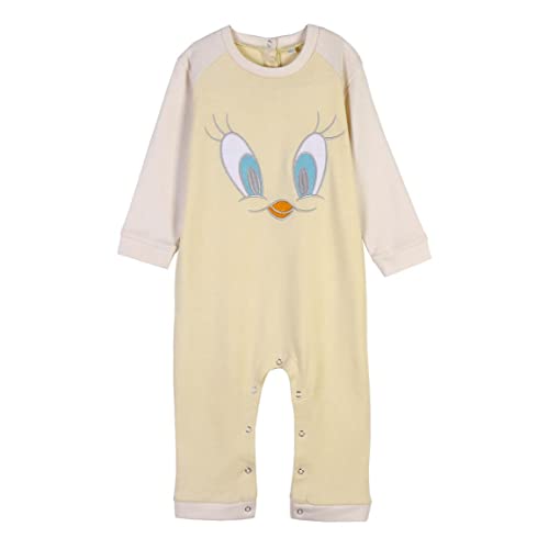 CERDÁ LIFE'S LITTLE MOMENTS Baby-Mädchen Vêtements Pour Bébés Coton 100% | Grenouillère d'Hiver de Tweety des Looney Tunes-Licence Officielle Warner Bros Onesie, Multicolore, 3 ans von CERDÁ LIFE'S LITTLE MOMENTS