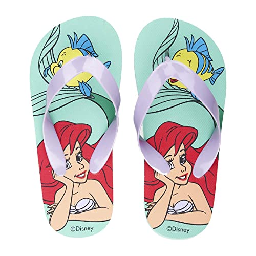 CERDÁ LIFE'S LITTLE MOMENTS Badeschuhe für Kinder Arielle, Flip-Flops der kleinen Meerjungfrau, Grün und lila, 28 EU von CERDÁ LIFE'S LITTLE MOMENTS