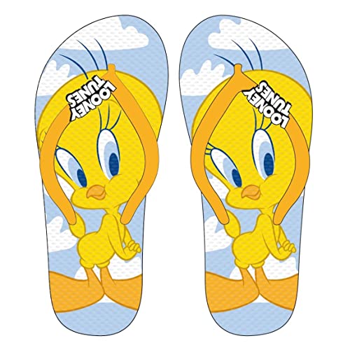 CERDÁ LIFE'S LITTLE MOMENTS Badeschuhe für Kinder Tweety-Flip-Flops, Gelb und blau, 30 EU von CERDÁ LIFE'S LITTLE MOMENTS