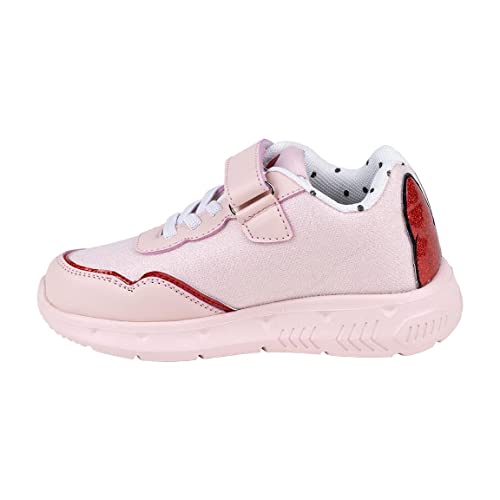 CERDÁ LIFE'S LITTLE MOMENTS Baskets Fille Minnie Mouse Avec Lumières, Fermeture Scratch Embout Renforcé Pour Faciliter l'Indépendance et Confort Sneaker, Rose, 29 EU von CERDÁ LIFE'S LITTLE MOMENTS