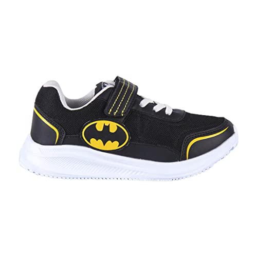 CERDÁ LIFE'S LITTLE MOMENTS Batman Kinderschuhe für Jungen-Sportschuhe mit verstärkter Fußspitze und Klettverschluss für optimalen Komfort Sneaker, Schwarz, 34 EU von CERDÁ LIFE'S LITTLE MOMENTS