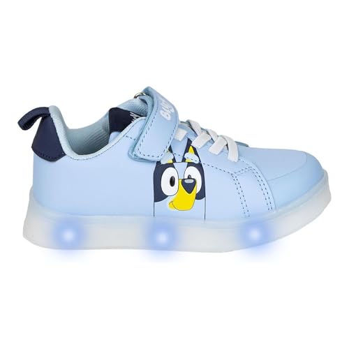 CERDÁ LIFE'S LITTLE MOMENTS Bluey Turnschuhe mit Lichtern Sneaker, blau, 28 EU von CERDÁ LIFE'S LITTLE MOMENTS