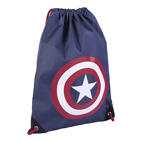 CERDÁ LIFE'S LITTLE MOMENTS Bolsa Mochila Cuerdas Infantil de Capitan America-Licencia Oficial Marvel, Saco Unisex niños, Azul Oscuro, Pequeño von CERDÁ LIFE'S LITTLE MOMENTS