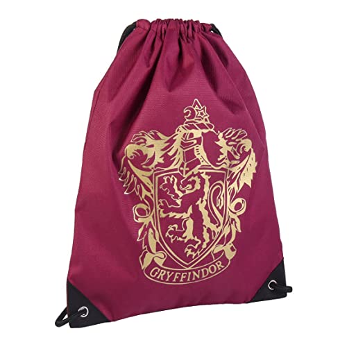 CERDÁ LIFE'S LITTLE MOMENTS Bolsa Mochila Cuerdas Infantil de Gryffindor [ Harry Potter ] -Licencia Oficial Warner Bros, Saco Unisex niños, Rojo Oscuro, Pequeño von CERDÁ LIFE'S LITTLE MOMENTS