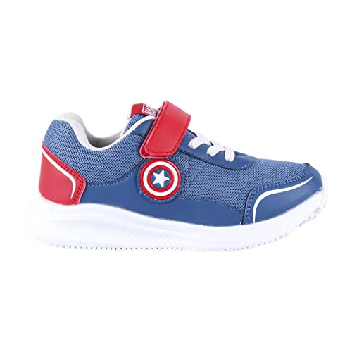 CERDÁ LIFE'S LITTLE MOMENTS Captain America Kinderschuhe für Jungen-Sportschuhe mit verstärkter Fußspitze und Klettverschluss Sneaker, Rot, 34 EU von CERDÁ LIFE'S LITTLE MOMENTS