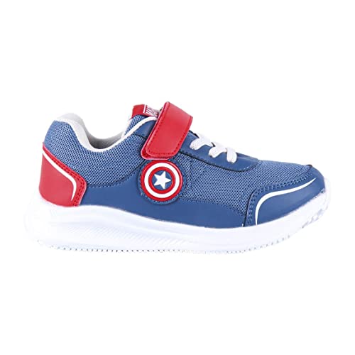 CERDÁ LIFE'S LITTLE MOMENTS Captain America Kinderschuhe für Jungen-Sportschuhe mit verstärkter Fußspitze und Klettverschluss Sneaker, Rot, 36 EU von CERDÁ LIFE'S LITTLE MOMENTS