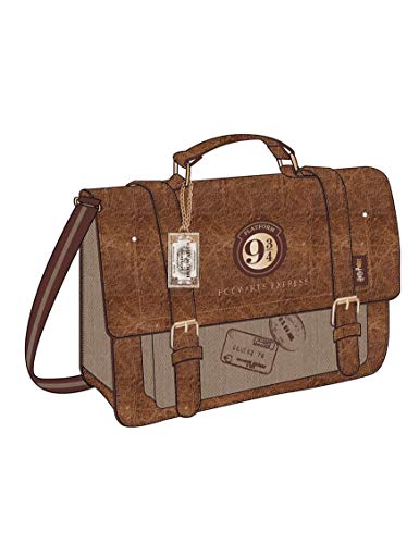 CERDÁ LIFE'S LITTLE MOMENTS Damen Bag Satchel Cartera Bandolera de Harry Potter-Licencia Oficial Star Wars, Marrón von CERDÁ LIFE'S LITTLE MOMENTS