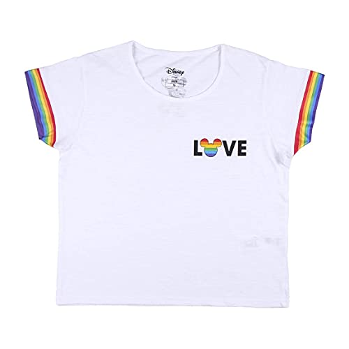 CERDÁ LIFE'S LITTLE MOMENTS Damen Baumwolle Tshirt Pride-Offizielle Disney Lizenz, Bunt, L (5er Pack) von CERDÁ LIFE'S LITTLE MOMENTS