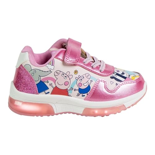CERDÁ LIFE'S LITTLE MOMENTS Deportiva Suela PVC Con Luces Peppa Pig Leichtathletik-Schuh, Pink, 26 EU von CERDÁ LIFE'S LITTLE MOMENTS