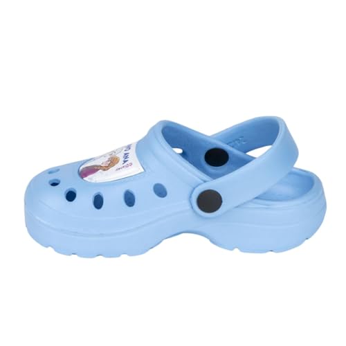 CERDÁ LIFE'S LITTLE MOMENTS Die Eiskönigin Clogs für Kinder, Hellblau, Größe 24/25, aus 100% Eva – Kinderclogs – Motiv ELSA und Anna, Originalprodukt, entworfen in Spanien, hellblau, 24/25 EU von CERDÁ LIFE'S LITTLE MOMENTS