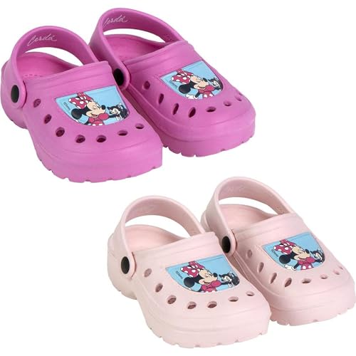 CERDÁ LIFE'S LITTLE MOMENTS Disney Minnie Maus Kinder Clogs – Niedliche, leichte und Bequeme Hausschuhe mit Rutschfester Sohle Küchenschuhe, 26 EU von CERDÁ LIFE'S LITTLE MOMENTS