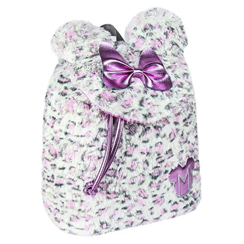 CERDÁ LIFE'S LITTLE MOMENTS - Disney Minnie Mouse Rucksack Kinder Samtige Kinder Rucksack Mädchen für Freizeit oder Schule - Offizielle Disney Lizenz Mehrfarbig Einheitsgröße von CERDÁ LIFE'S LITTLE MOMENTS