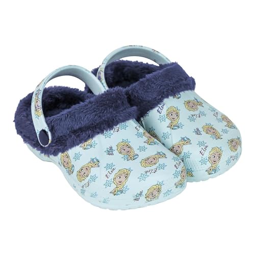 CERDÁ LIFE'S LITTLE MOMENTS | Frozen Shearling Clog Hausschuhe – bequem und rutschfest mit weichem Futter für Elsa- und Anna-Fans von CERDÁ LIFE'S LITTLE MOMENTS