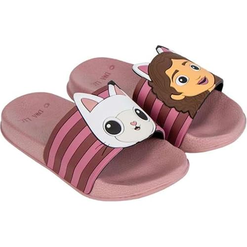 CERDÁ LIFE'S LITTLE MOMENTS Gabby’s Dollhouse Eva Pantolette – Bequeme und leichte Gummi-Sandalen für Kinder Flipflop, 24 EU von CERDÁ LIFE'S LITTLE MOMENTS