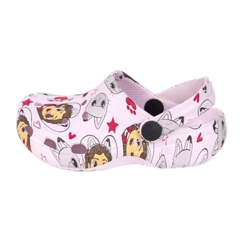 CERDÁ LIFE'S LITTLE MOMENTS Gabby's Dollhouse Kinder Clogs - Rosa - Größe 26/27 - Hergestellt aus 100% Eva - Kinder Clogs - Gabby und Paws Pants Print - Original Produkt entworfen in Spanien von CERDÁ LIFE'S LITTLE MOMENTS