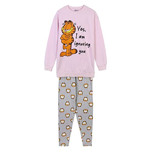 CERDÁ LIFE'S LITTLE MOMENTS Garfield Pyjama-Set, lang, Baumwolle, gebürstet, Mehrfarbig, Standard, Unisex, Erwachsene, bunt von CERDÁ LIFE'S LITTLE MOMENTS
