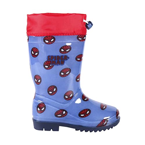 CERDÁ LIFE'S LITTLE MOMENTS Gummistiefel Jungen mit verstellbarem Gummizug für besseren Tragekomfort und minimales Wassereindringen, Blau, 28 EU von CERDÁ LIFE'S LITTLE MOMENTS