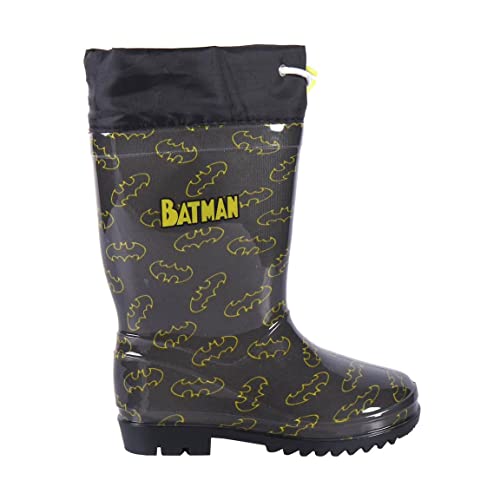 CERDÁ LIFE'S LITTLE MOMENTS Gummistiefel Jungen mit verstellbarem Gummizug für besseren Tragekomfort und minimales Wassereindringen, Grau, 30 EU von CERDÁ LIFE'S LITTLE MOMENTS