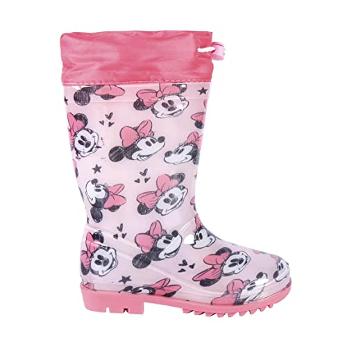 CERDÁ LIFE'S LITTLE MOMENTS Gummistiefel Mädchen mit verstellbarem Gummizug für besseren Tragekomfort und minimales Wassereindringen, Rosa, 28 EU von CERDÁ LIFE'S LITTLE MOMENTS