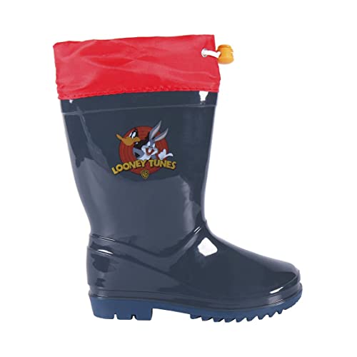 CERDÁ LIFE'S LITTLE MOMENTS Gummistiefel Mädchen mit verstellbarem Gummizug für besseren Tragekomfort und minimales Wassereindringen, Schwarz, 26 EU von CERDÁ LIFE'S LITTLE MOMENTS