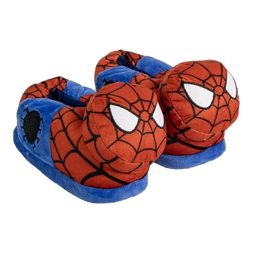 CERDÁ LIFE'S LITTLE MOMENTS | 3D-Hausschuhe mit Spiderman-Applikationen – bequem und rutschfest – lustiges und originelles Design für Superhelden-Fans von CERDÁ LIFE'S LITTLE MOMENTS