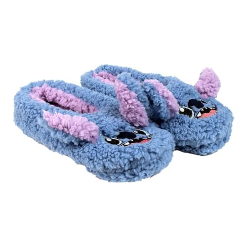 CERDÁ LIFE'S LITTLE MOMENTS - Hausschuhe von Stitch - Farbe Blau - Größen 40/41 - Pantoffeln - Hausschuhe aus Polyester mit weicher Sohle - Originalprodukt von CERDÁ LIFE'S LITTLE MOMENTS
