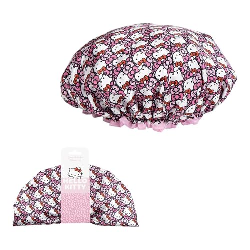 CERDÁ LIFE'S LITTLE MOMENTS Hello Kitty Duschhaube, wasserdicht und verstellbar, für Damen und Mädchen von CERDÁ LIFE'S LITTLE MOMENTS