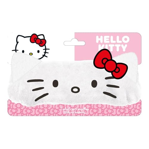 CERDÁ LIFE'S LITTLE MOMENTS Hello Kitty Make-up-Stirnband, weich und verstellbar, ideal für Gesichtsreinigung, Make-up und Spa von CERDÁ LIFE'S LITTLE MOMENTS